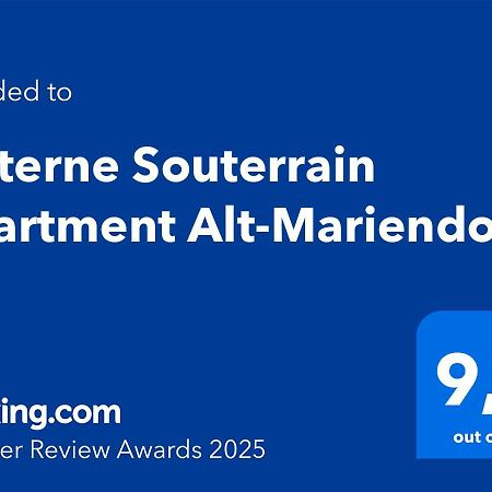 4 Sterne Souterrain Apartment Alt-Mariendorf Berlijn Buitenkant foto
